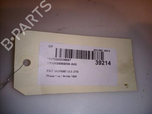 Left front driveshaft FIAT ULYSSE (220_) 2.0 JTD 16V | BP9607422M38 