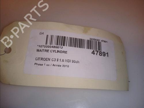 Brake master cylinder CITROËN C3 II (SC_) 1.6 HDi 90 | BP15876951M77