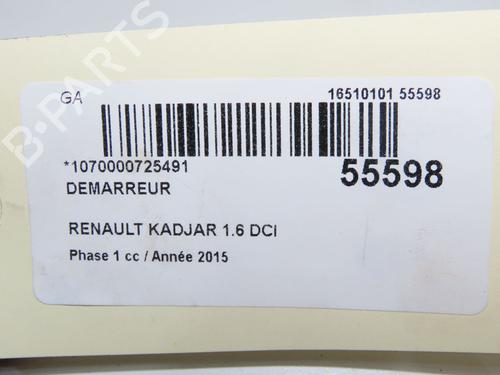 Starter RENAULT KADJAR (HA_, HL_) 1.6 dCi 130 (HLA4) | BP33032106M8  - Image 6