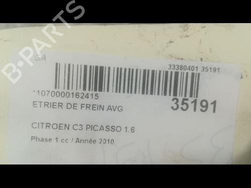 Used Left front brake caliper CITROËN C3 Picasso (SH_) 1.6 HDI 90 (92 hp) 14878104