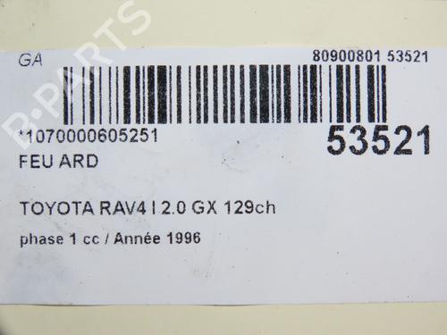 Used Right taillight TOYOTA RAV 4 I (_A1_) 2.0 4WD (SXA10, SXA11) (129 hp) 28832697