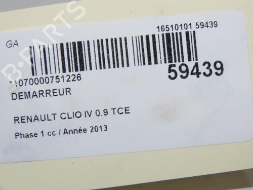 Starter RENAULT CLIO IV (BH_) 0.9 TCe 90 (BHNF, BHMA, BHMH, BHJK, BHJR) | BP36545004M8  - Image 7