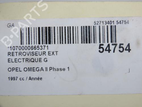 Bakspejl venstre Bakspejl venstre OPEL OMEGA B (V94) 2.5 TD (F69, M69, P69) (130 hp) 37275913 37275913