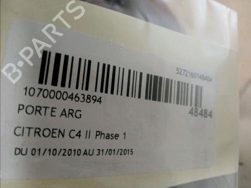 Dør venstre bagtil CITROËN C4 II (NC_) 1.6 VTi 120 (NC5FS0, NC5FS9) (120 hp) 16648227