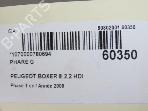 left-headlight-peugeot-boxer-van-2006-37705553 main image