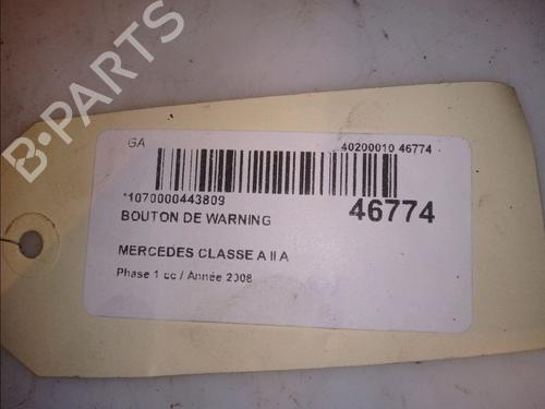 Warning switch MERCEDES-BENZ A-CLASS (W169) A 180 CDI (169.007, 169.307) | BP14950997I22 
