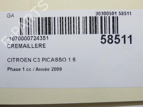 Steering rack CITROËN C3 Picasso (SH_) 1.6 HDi | BP36395776M22 - Image 8