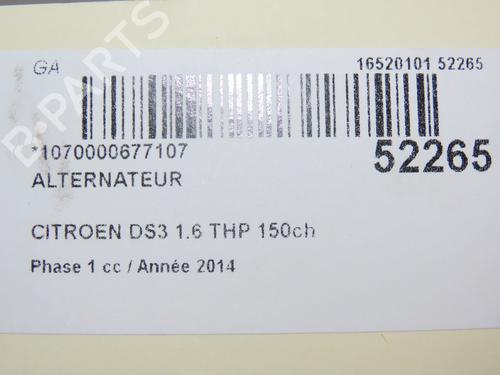 Alternator CITROËN DS3 (SA_) 1.6 THP 155 | BP30714685M7 