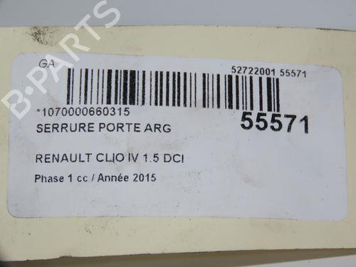 Used Rear left lock RENAULT CLIO IV (BH_) 1.5 dCi 90 (90 hp) 31151660