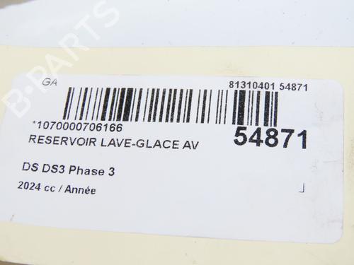 Vaschetta lavavetri DS DS 3 / DS 3 CROSSBACK (UR_, UC_, UJ_) 1.2 PureTech 130 (URHNSS) (131 hp) 31843358