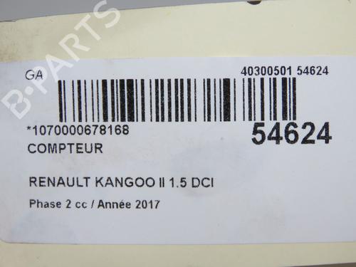 Instrument cluster RENAULT KANGOO Express (FW0/1_) 1.5 dCi 75 (FW07, FW10, FW04) | BP32486130C47 