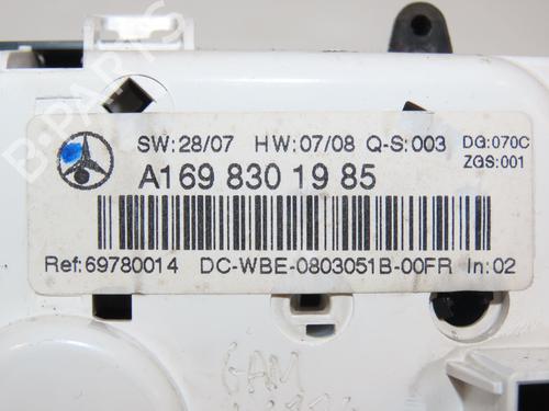 Climate control MERCEDES-BENZ A-CLASS (W169) A 180 CDI (169.007, 169.307) | BP14951061I5 
