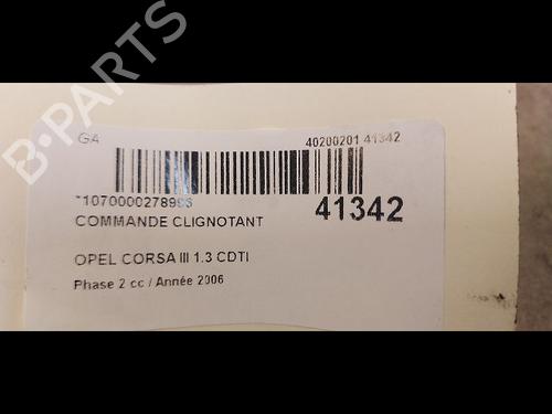 Used Steering column stalk OPEL CORSA C (X01) 1.3 CDTI (F08, F68) (70 hp) 9613900