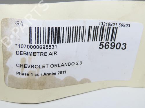 Mass air flow sensor CHEVROLET ORLANDO (J309) 2.0 D | BP31865226M95 - Image 5