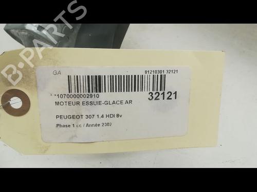Used Rear wiper motor PEUGEOT 307 (3A/C) 2.0 HDi 110 (107 hp) 9592431