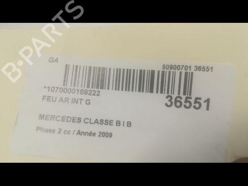 Left tailgate light MERCEDES-BENZ B-CLASS Sports Tourer (W245) B 180 CDI (245.207) | BP9606441C79 