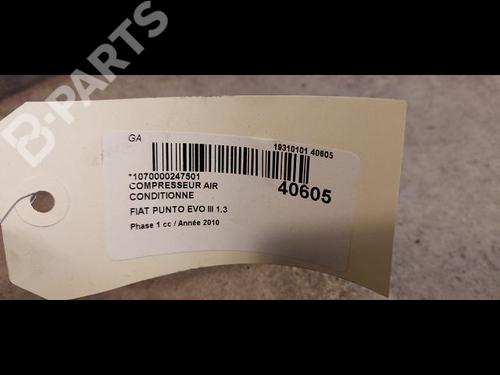 AC compressor FIAT PUNTO EVO (199_) 1.3 D Multijet (199AXC1A, 199BXC1A, 199AXT1A, 199BXT1A) | BP9612121M34 