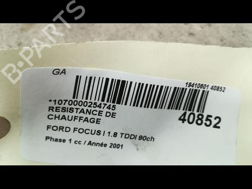 Used Heater resistor FORD FOCUS I (DAW, DBW) 1.8 Turbo DI / TDDi (90 hp) 11677343