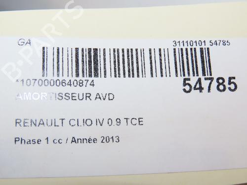 Right front shock absorber RENAULT CLIO IV (BH_) 0.9 TCe 90 (BHNF, BHMA, BHMH, BHJK, BHJR) | BP29318751M17 