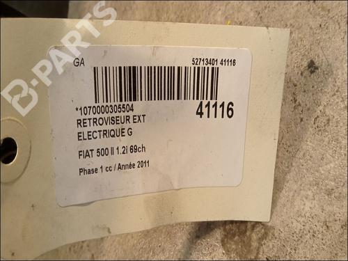 Left mirror FIAT 500 (312_) 1.2 (312AXA1A) | BP9616987C26 