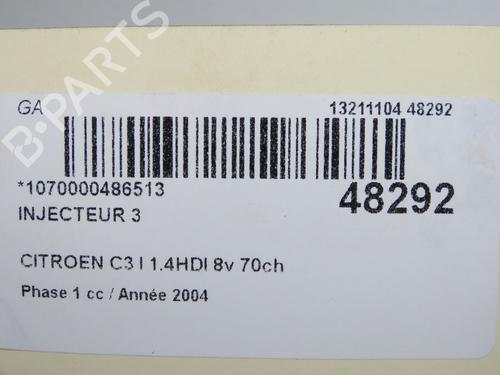 Used Injector Injector CITROËN C3 I (FC_, FN_) 1.4 HDi (68 hp) 16781242 16781242