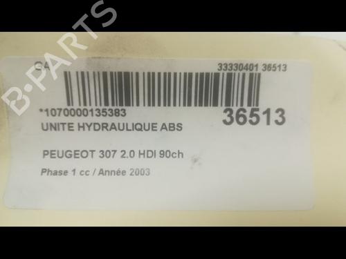 Used ABS pump PEUGEOT 307 (3A/C) 2.0 HDi 90 (90 hp) 9599401