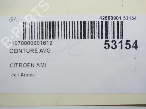 Front left seatbelt CITROËN AMI (9A_) Electric (9AZ2CA) | BP36494718I26 - Image 4