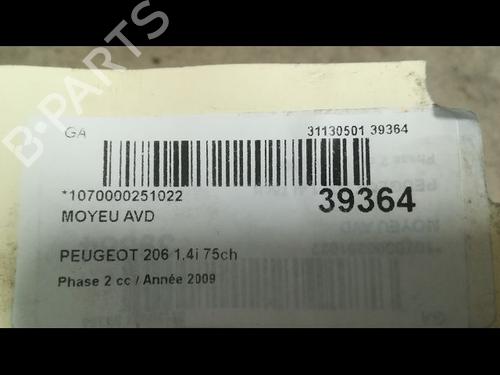 Left front steering knuckle PEUGEOT 206 Hatchback (2A/C) 1.4 i | BP14875520M25 