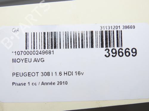 Mozzo anteriore destro Mozzo anteriore destro PEUGEOT 308 I (4A_, 4C_) 1.6 HDi (92 hp) 34457043 34457043