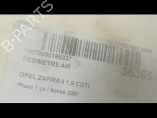 Used Mass air flow sensor OPEL ZAFIRA / ZAFIRA FAMILY B (A05) 1.9 CDTI (M75) (120 hp) 23171492