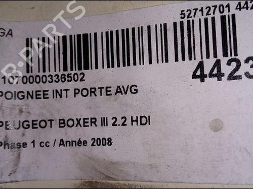 Venstre fortil invendig håndtag CITROËN JUMPER II Van 2.2 HDi 100 (101 hp) 9619569