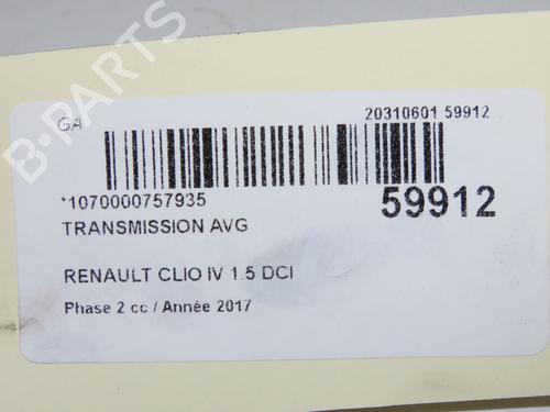 Used Left front driveshaft Left front driveshaft RENAULT CLIO IV (BH_) 1.5 dCi 90 (90 hp) 40050811 40050811