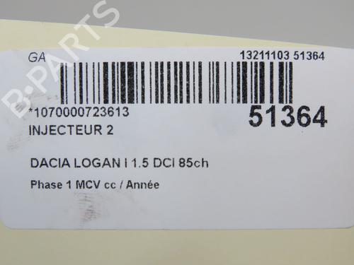 Injector DACIA LOGAN MCV (KS_) 1.5 dCi (KS0W) | BP33279235M100 - Image 5