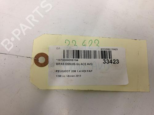 Front windshield wiper arm PEUGEOT 208 I (CA_, CC_) 1.4 HDi | BP14881099C143 