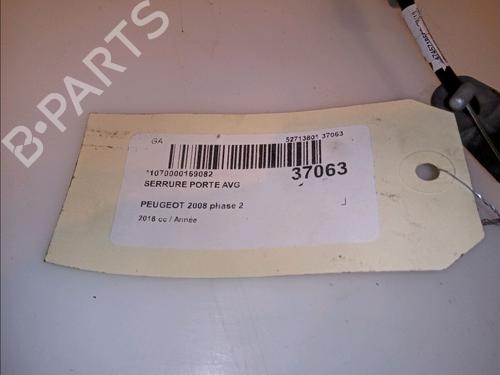 Front left lock PEUGEOT 2008 I (CU_) 1.2 THP 110 / PureTech 110 | BP12954369C98 