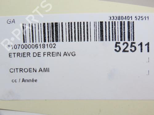 Left front brake caliper CITROËN AMI (9A_) Electric (9AZ2CA) | BP36494246M105 - Image 6
