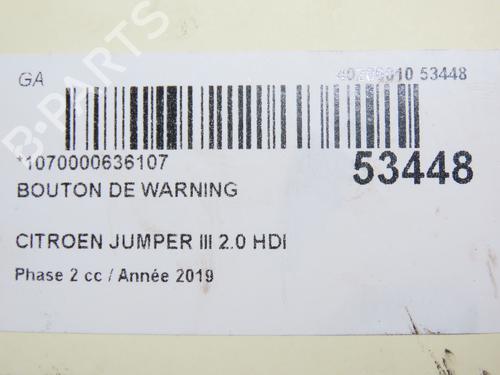 Warning switch CITROËN JUMPER II Van 2.0 BlueHDi 130 | BP28967789I22 