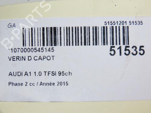 Hood lift support AUDI A1 Sportback (8XA, 8XF) 1.0 TFSI | BP22524641C139 