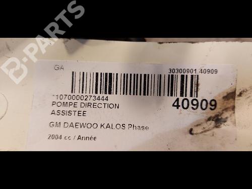 Styring servopumpe DAEWOO KALOS (KLAS) 1.2 | BP9613032M99 