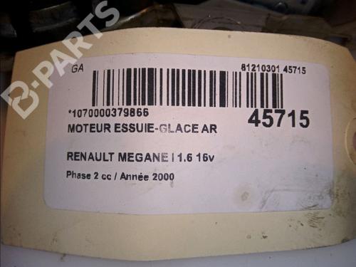 Rear wiper motor RENAULT MEGANE I (BA0/1_) 1.6 16V (BA04, BA0B, BA11, BA1J, BA16, BA19, BA1K, BA1V,... | BP11755356M102 