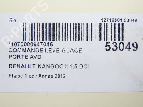 Used Switch RENAULT KANGOO Express (FW0/1_) 1.5 dCi 75 (FW07, FW10, FW04) (75 hp) 31120694