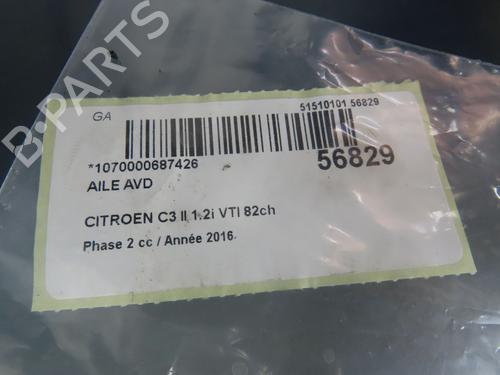 parafango-anteriore-destro-citroen-c3-ii-sc_-2009-33032173 main image