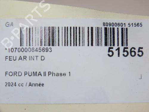 Right tailgate light FORD PUMA (J2K, CF7) 1.0 Flexifuel | BP28802268C80