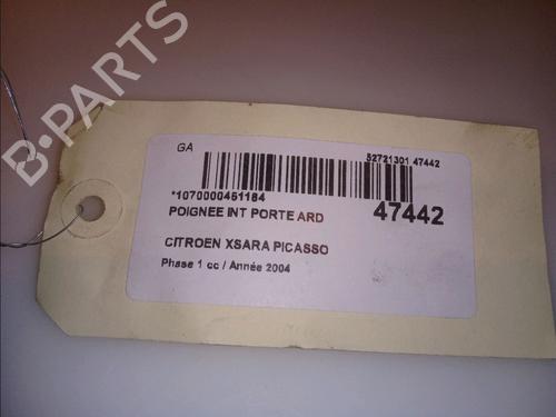 Rear right interior door handle CITROËN XSARA PICASSO (N68) 2.0 HDi | BP15138314I16 