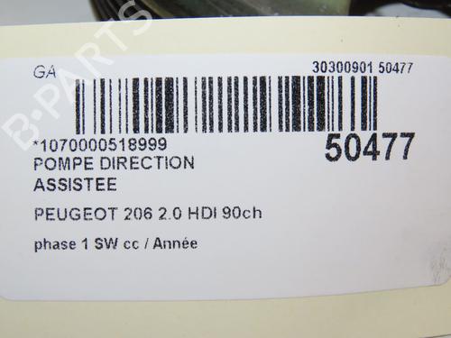 Steering pump PEUGEOT 206 SW (2E/K) 2.0 HDi | BP24361036M99 - Image 7
