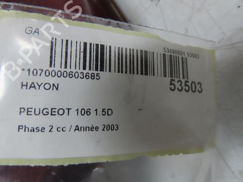 Tailgate PEUGEOT 106 II (1A_, 1C_) 1.5 D | BP28832181C6 
