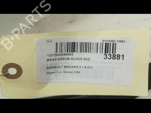 Used Front windshield wiper arm RENAULT MEGANE II Estate (KM0/1_) 1.9 dCi (KMRG, KM1G, KM0G, KM2C) (120 hp) 14881108