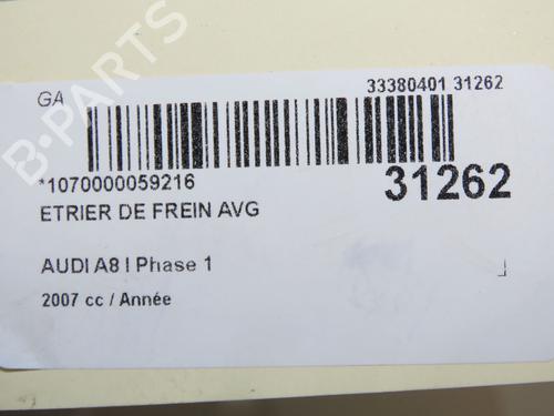 Used Left front brake caliper Left front brake caliper AUDI A8 D3 (4E2, 4E8) 3.0 TDI quattro (233 hp) 14877932 14877932