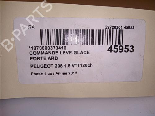 Used Right rear window switch Right rear window switch PEUGEOT 208 I (CA_, CC_) 1.6 VTi (120 hp) 11226995 11226995