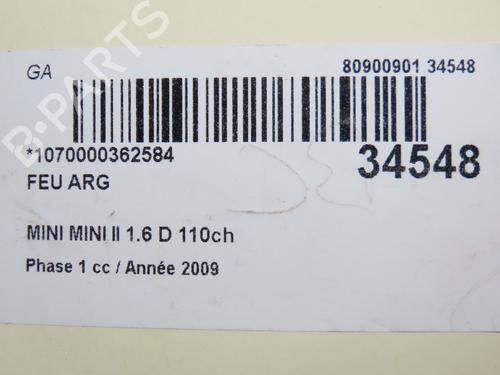 Left taillight MINI MINI (R56) Cooper D | BP30117121C34 